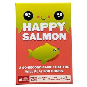 Exploding Kittens Happy Salmon Kids Family Fun Screen-Free Card Party Game.